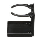 Attwood 11654-3 Fold-Up Drink Holder, 1 Rigid Ring, Molded Abs Plastic, 3 7/8-Inch H X 3 -Inch W, 7/8-Inch Closed Depth, Black