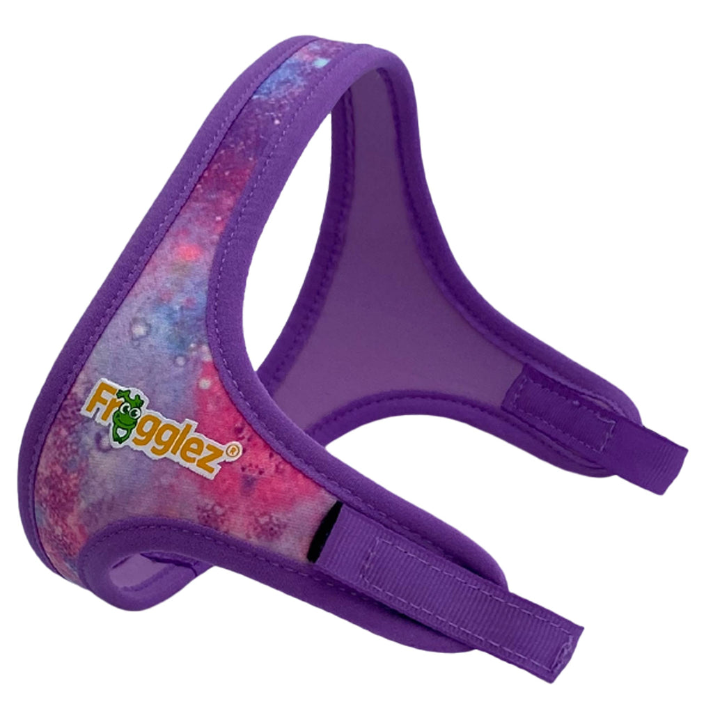 Frogglez Kids Swim Goggle Patented Comfort Strap Only Fits Most Goggles | No Hair Pulling | Recommended By Olympic Swimmers (Pur