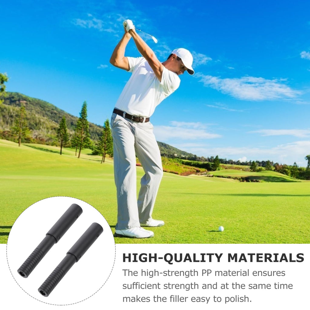 Veemoon 2Pcs Universal Golf Club Stick Shaft Extender: Golf Club Extension Rod Club Shaft For Steel Or Iron Wood Putter