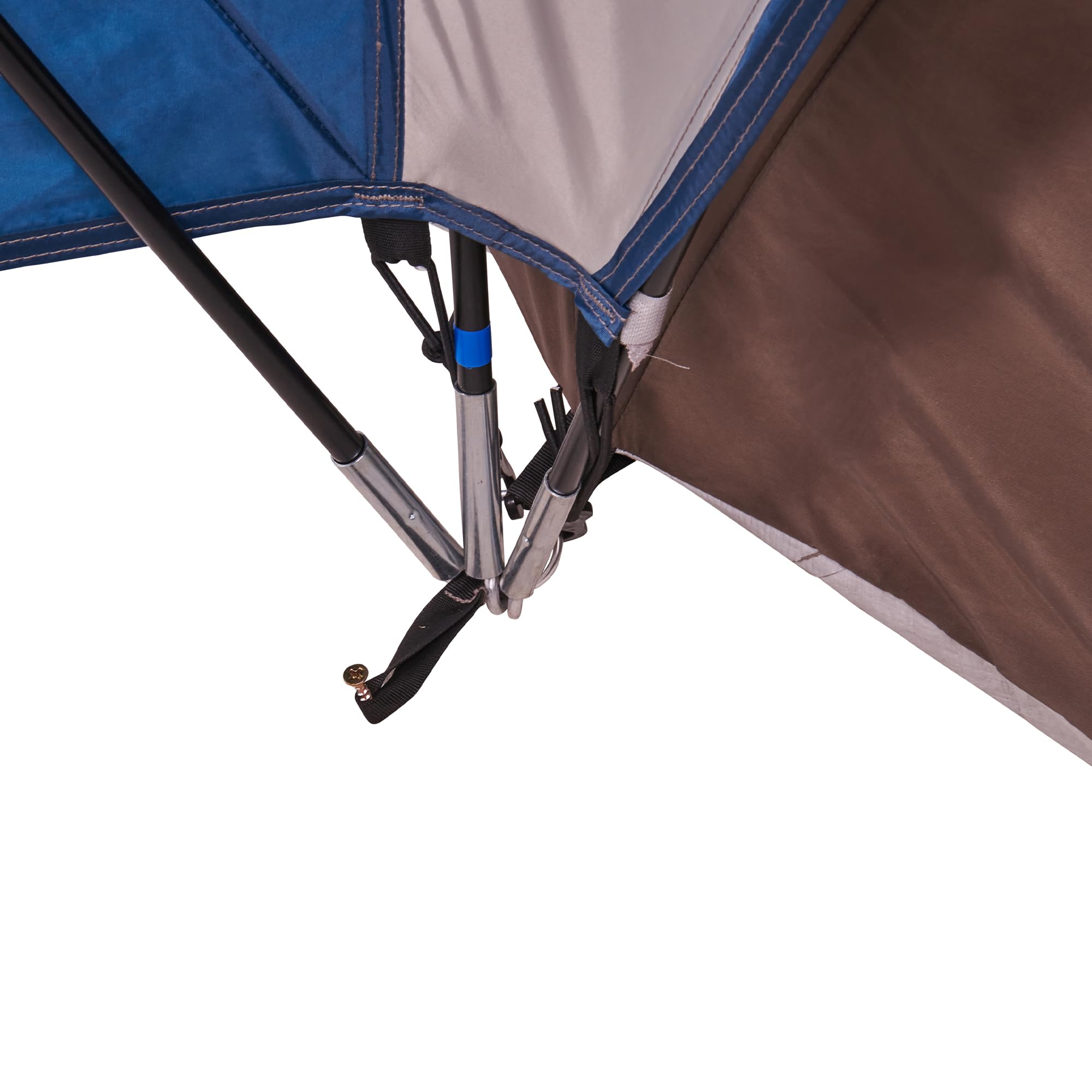 Wenzel Aspen Hills 8P Camp Cabin Tent - Huge 8 Person Car Camping Shelter, Fits 3 Queen Airbeds, 4 Windows, Waterproof Fly, 10 Y