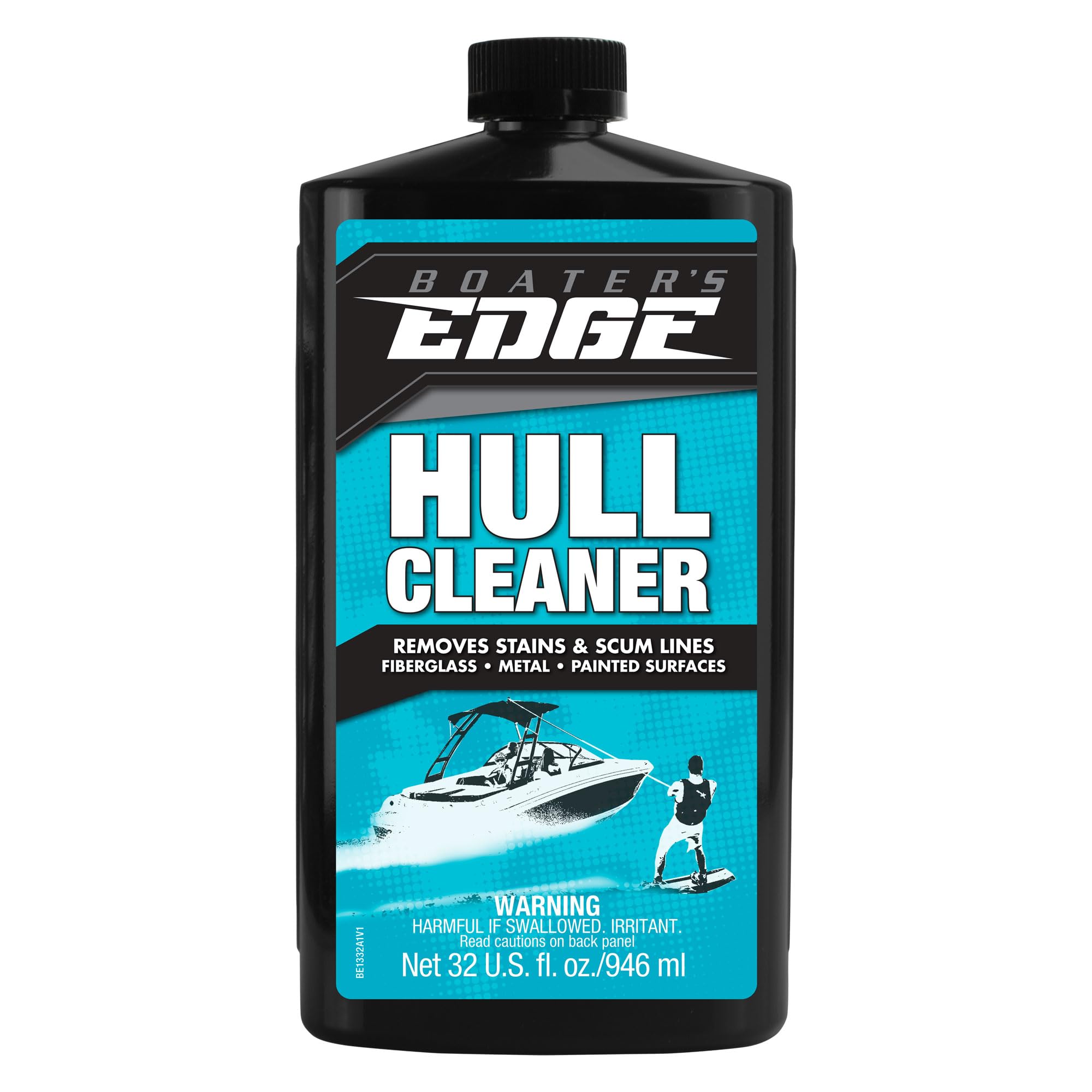 BOATERS EDGE Hull Cleaner - Fiberglass, Metal & Painted Surface Stain Remover - 32 OZ (BE1332)