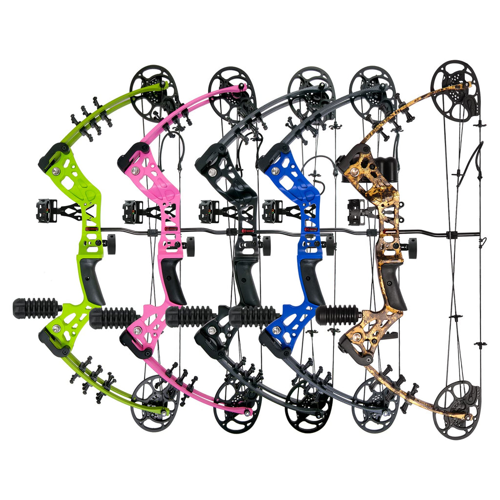 Akchoer Compound Bow And Arrow Kit Youth Bow And Arrow Set, 15-45 Lbs Draw Weight, 18-29 Draw Length, Right Handed Bow For Begin