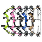 Akchoer Compound Bow And Arrow Kit Youth Bow And Arrow Set, 15-45 Lbs Draw Weight, 18-29 Draw Length, Right Handed Bow For Begin