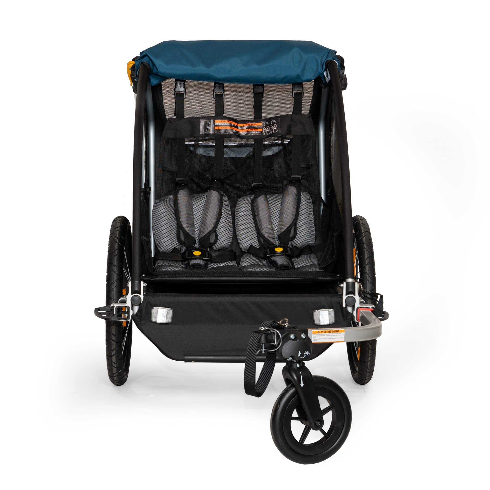 Burley Encore X, 2 Seat Kids Bike Trailer & Stroller