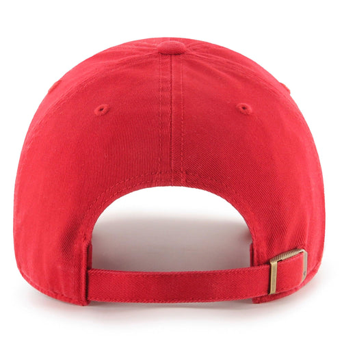 47 Men'S Red Kansas City Chiefs Super Bowl Lix Clean Up Adjustable Hat