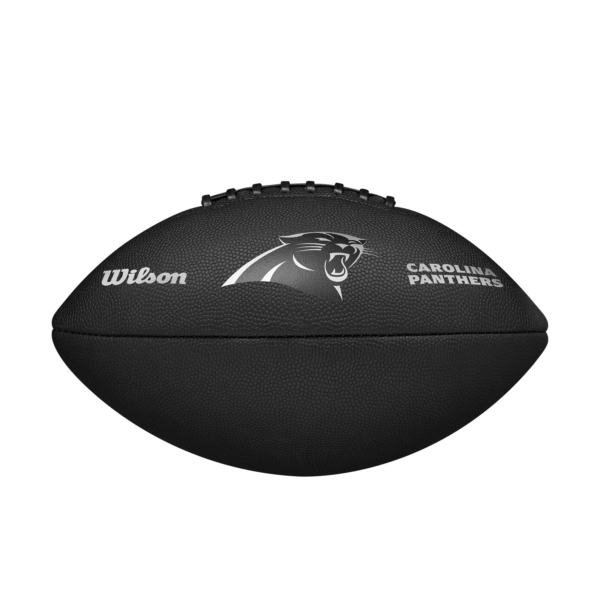 Wilson Nfl Team Metallic Premiere Football - Official Size, Carolina Panthers