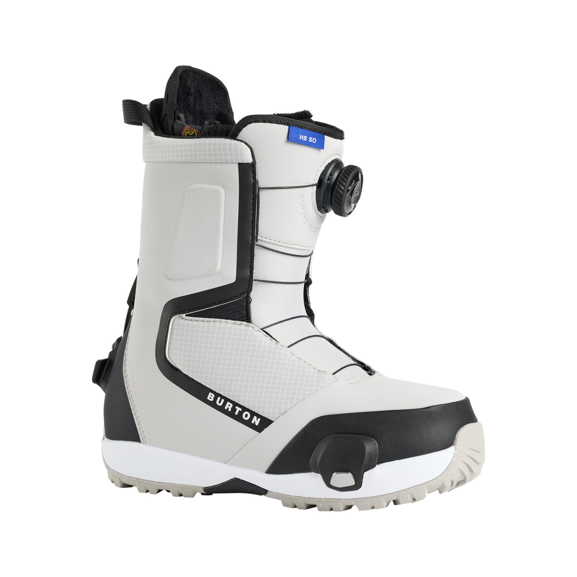 Burton Highshot Step On Womens Snowboard Boots, Size 8, Gray Cloud