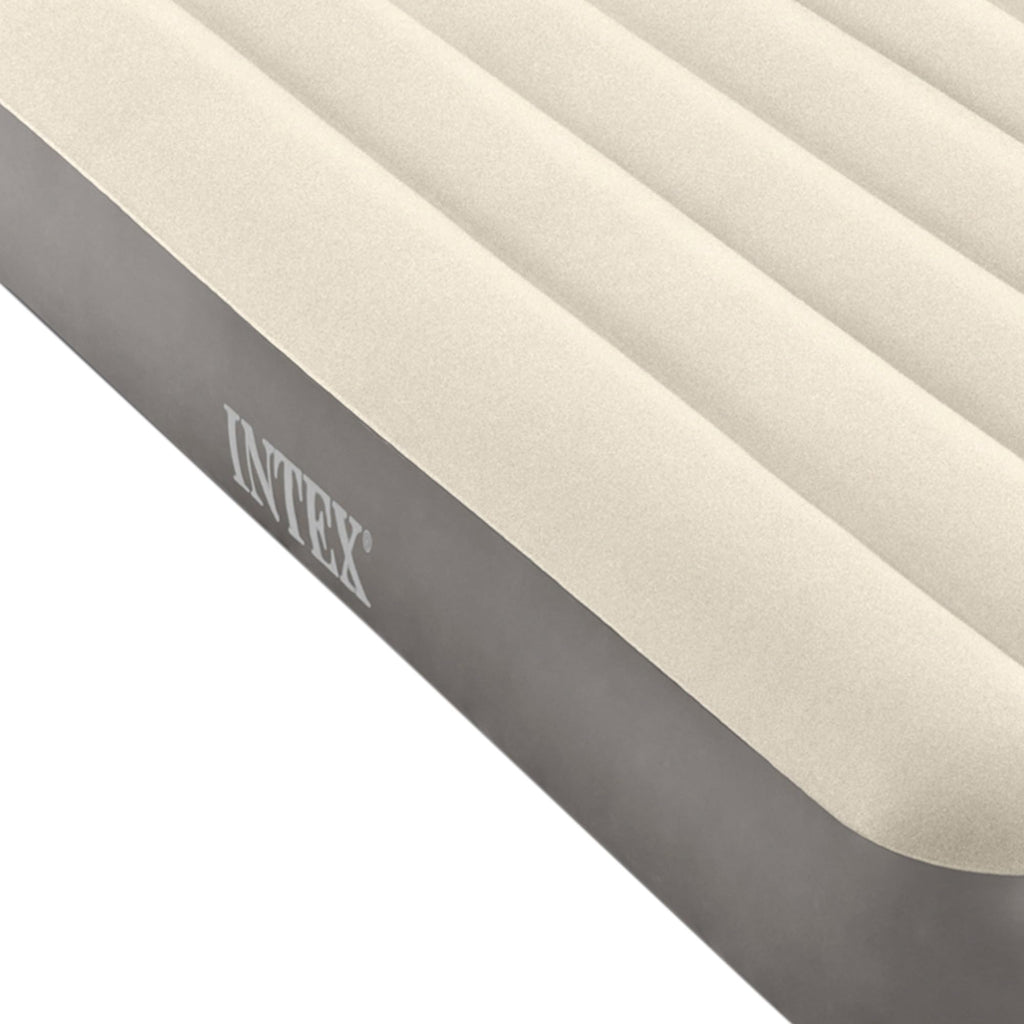 Intex Unisexs Queen Dura-Beam Series Single High Airbed, Taupegrey, One Size