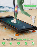 Walking Pad Treadmill With Incline, Upgraded 3.5Hp Walking Pad With Handle Bar, 350Lbs Foldable Portable Treadmills For Home Off