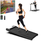 Cozyinn Walking Pad Treadmills With 10% Incline, Quiet Under Desk Treadmill For Home Office Small Space, Voice Remote Control Sm