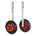 VEVOR Boat Launching Wheels, 600 lbs Load Capacity, 12 Aluminium Alloy Transom Wheel with Inflatable Rubber Tires, Folding Launc