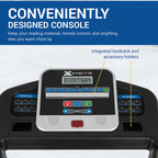 Xterra Fitness Tr150 Folding Smart Treadmill, 250 Lb Weight Capacity, 2.25Hp Motor, Multiple Levels Of Incline, 12 Preset Progra