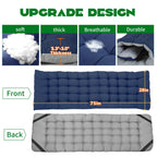 Naizea Folding Camping Cots For Adults, Folding Cot With Mattress Camping Bed Camp Cot Portable Military Cot, Double Layer Oxfor