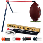 True Strike Pro Football Kicking Tee - The Ultimate Football Kicking Stand Football Tee Holder Compatible With All Ball Sizes -