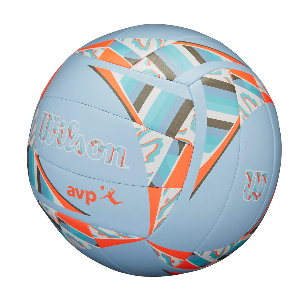 Wilson Avp Movement Volleyball - Official Size, Blue/Orange/White