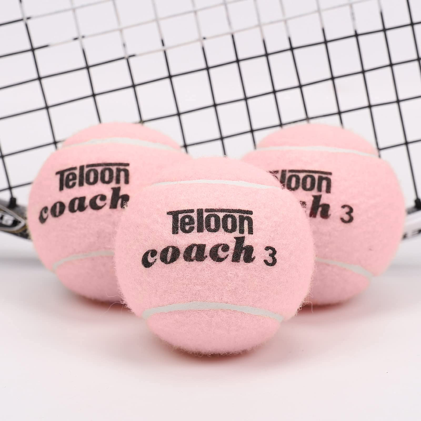 Teloon Tennis Balls (Pink-18Pcs)