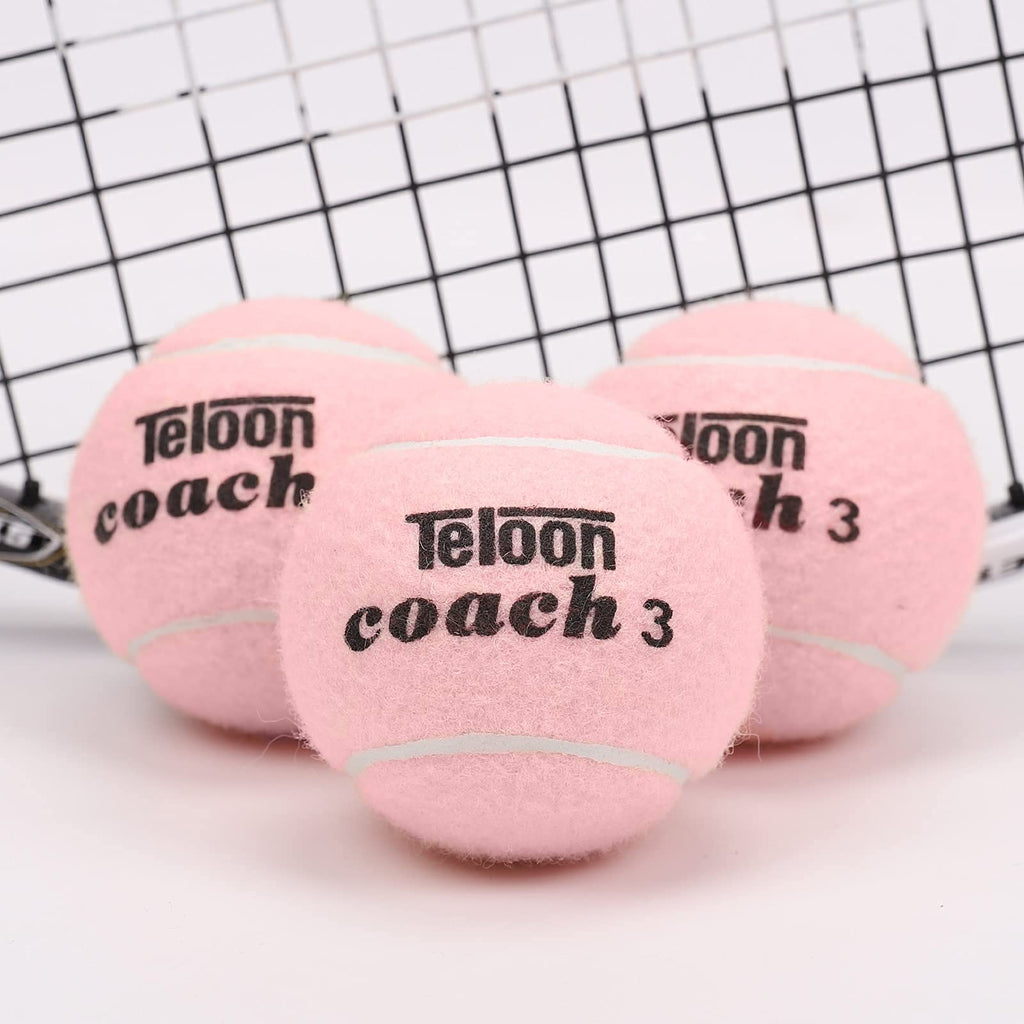 Teloon Tennis Balls (Pink-12Pcs)
