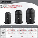 Azarxis Compression Stuff Sack Water-Resistant Ultralight Sleeping Bag Storage Bag Space Saving Gear For Traveling Camping Hikin