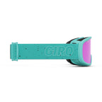 Giro Moxie Ski Goggles - Snowboard Goggles For Women  Youth - Glaze Blue Mica Strap With Amber Pink  Yellow Lenses