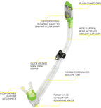Cressi Pano 4 & Supernova Dry, Clear/Lime