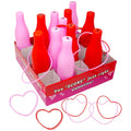 4E'S Novelty Valentine Bottle Ring Toss Game For Kids Party Activity, Indoor/Outdoor Backyard Yard Carnival Game, Classroom Vale