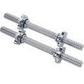 Sunny Health & Fitness 14 Threaded Chrome Dumbbell Bar Pair - STDBH-14