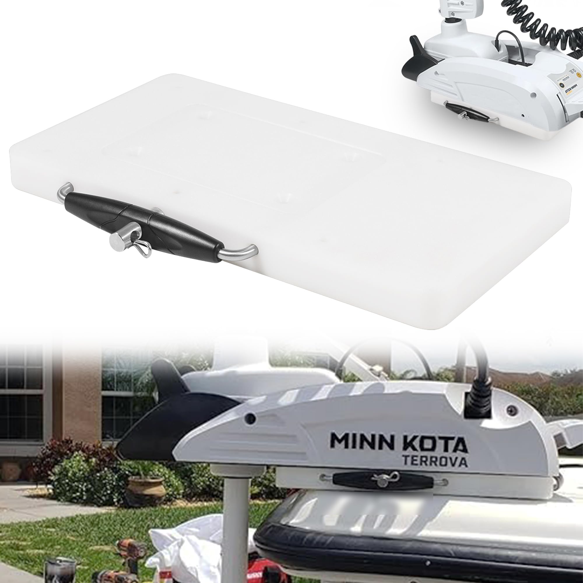 For Minn Kota Quick Release Bracket 1854017 RTA-17 fits Riptide Ulterra, Terrova, PowerDrive, PowerDrive V2 and Deckhand 40 Trol