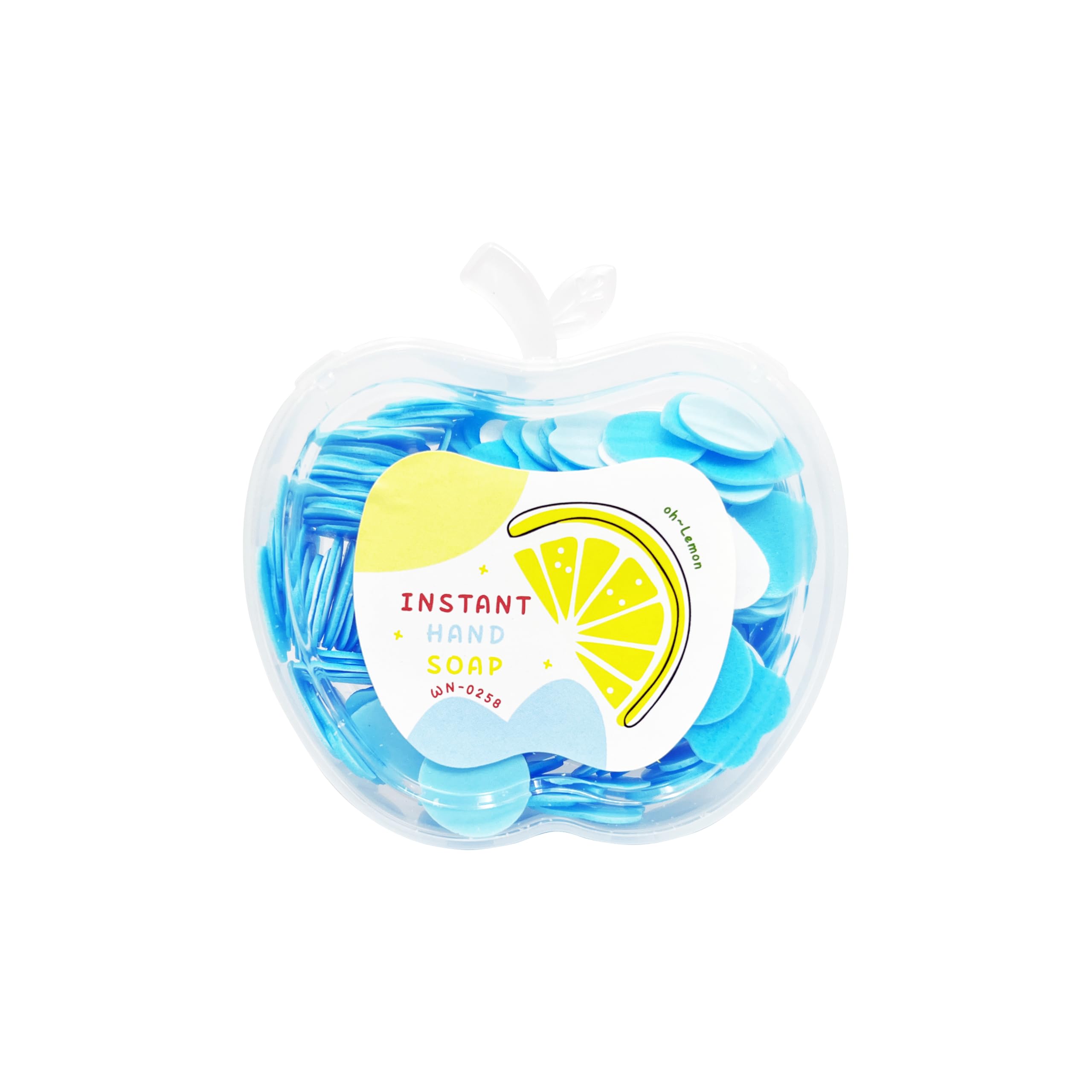 Parteet Paper Soap In A Plastic Box Clean Soft Bath For Travel Paper Soap Are Given In Apple Shape Box (Assorted)