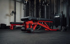 Rep Fitness Adjustable Bench - Ab-3000 Fid - Flat/Incline/Decline (Matte Red)