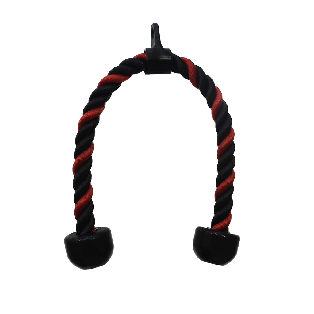 Cap Barbell Deluxe Triceps Rope, Red/Black
