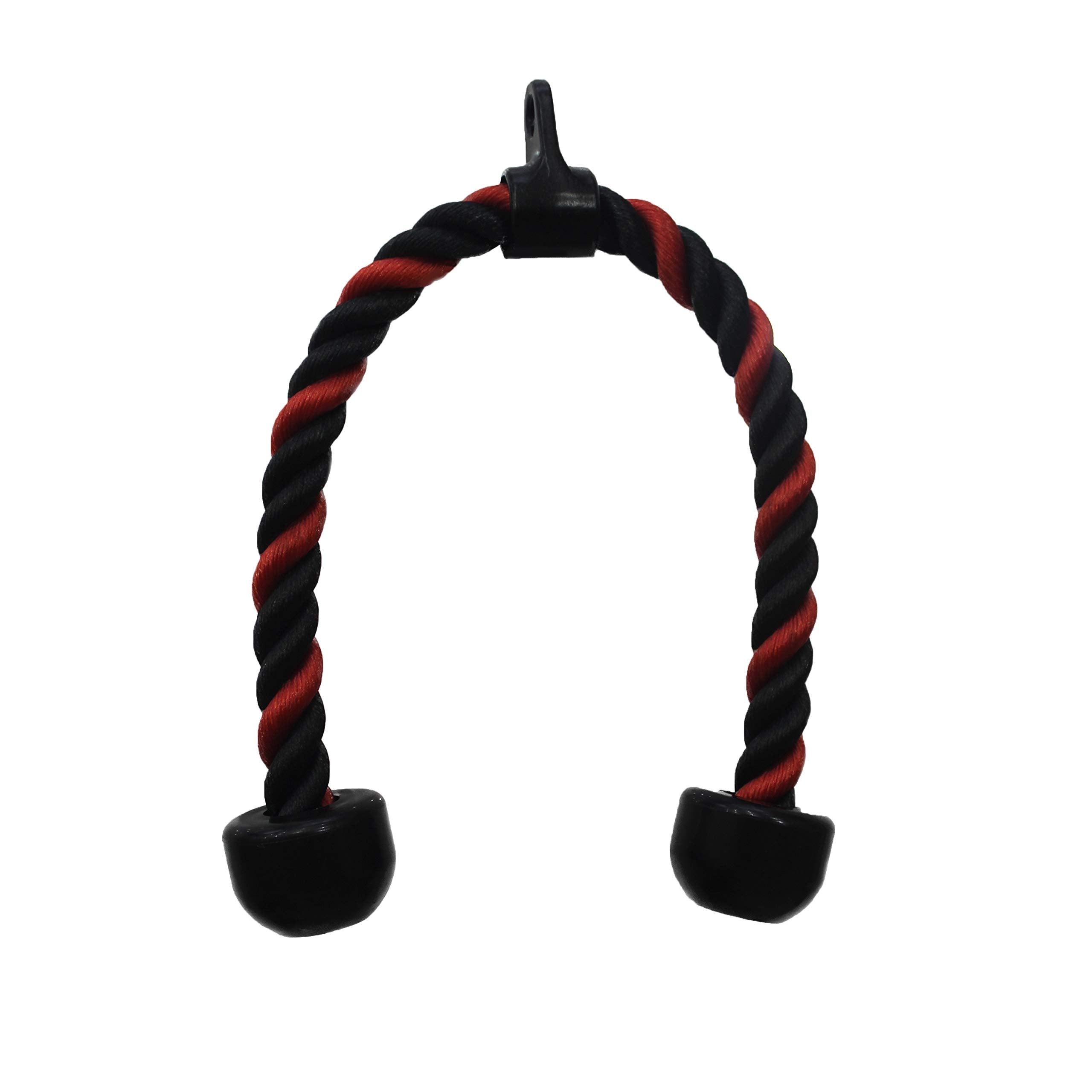 Cap Barbell Deluxe Triceps Rope, Red/Black