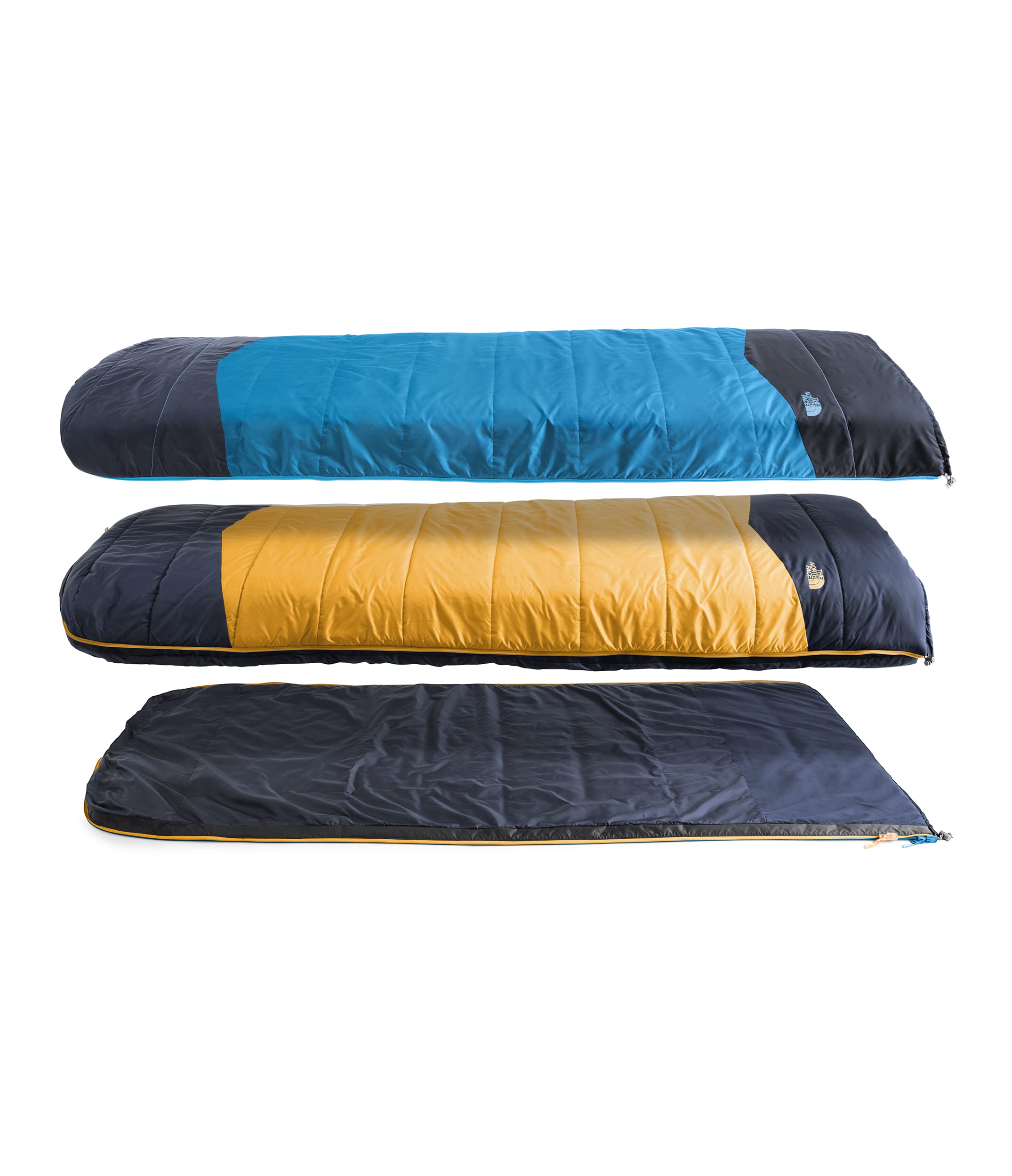 The North Face Dolomite One 15F / -9C, 3-in-1 Insulated Sleeping Bag | Water Repellent, Rectangular Shape, Fleece Lined Mid Laye