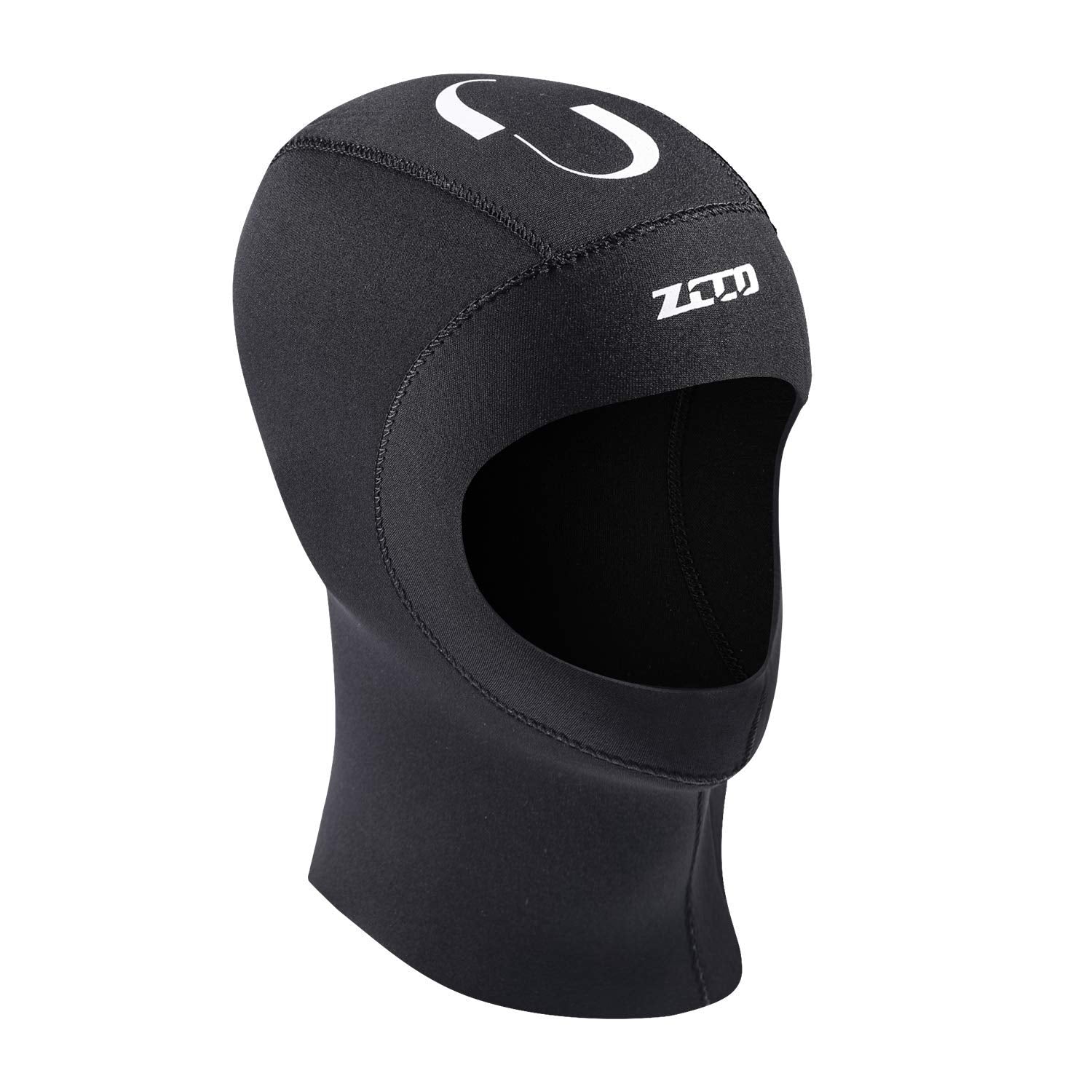Zcco Scuba Diving Hood 3Mm Neoprene Wetsuit Hood Durable Stretchable Diving Cap Wetsuit, Dive Hood Surfing Thermal Hood For Surf