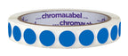 Chromalabel 050 Inch Round Label Removable Color Code Dot Stickers, 1000 Labels Per Roll, Dark Blue
