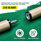 Hmqq Pool Cue Stick (58'' Billiards Cue Stick Set Of 4,Weight 20 Oz)