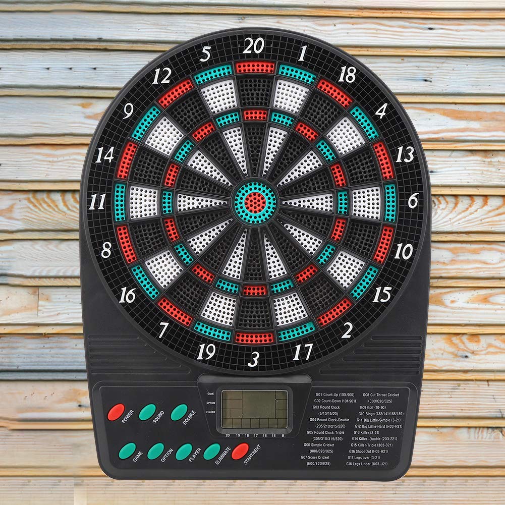 Huakii ?????????????????? ???????? 545G Mini Scoring Dartboard, Mini Dartboard, Lcd Display Screen Bar For Leisure Entertainment