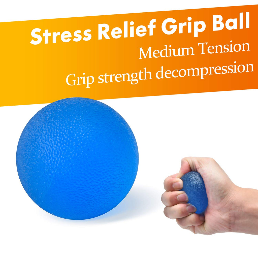 Imenseas Hand Grip Strengthener 7 Pack Adjustable Hand Gripper Finger Stretcher Resistance Extensor Bands Finger Exerciser Grip