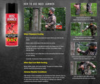 Nose Jammer Hunting Scent Control Dryer Sheets With Cover Scent For Deer Hunting, Hunting Smell Eliminator, 15 Sheets Package