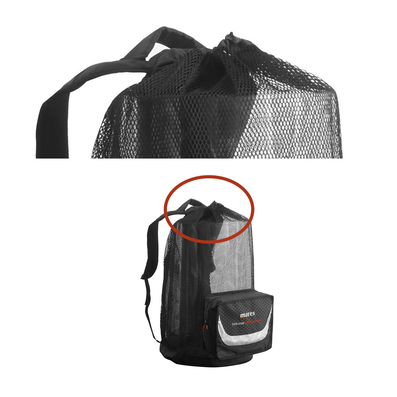 Mares Cruise Mesh Backpack Elite (Black White)