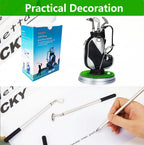 Golf Pen Holder Gifts For Men Women, Unique Birthday For Dad Boyfriend Boss Coworkers Golfers, Cool Office Gadgets Desk Decor, M
