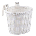 Kids Bike Basket Wicker Woven Front Bicycle Basket for Boys Girls Mini Handlebar Basket for Kids Bike or Scooter