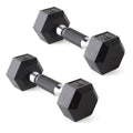 Cap Barbell Coated Dumbbell Weights With Padded Grip, Pair, 8 Lbs