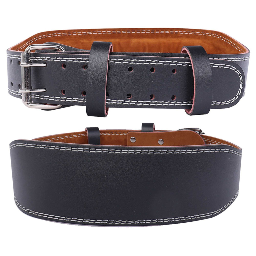 Weight Lifting Belt Back Lumbar Support Strength Training Fitness Workout Home Gym (Xl, Black)