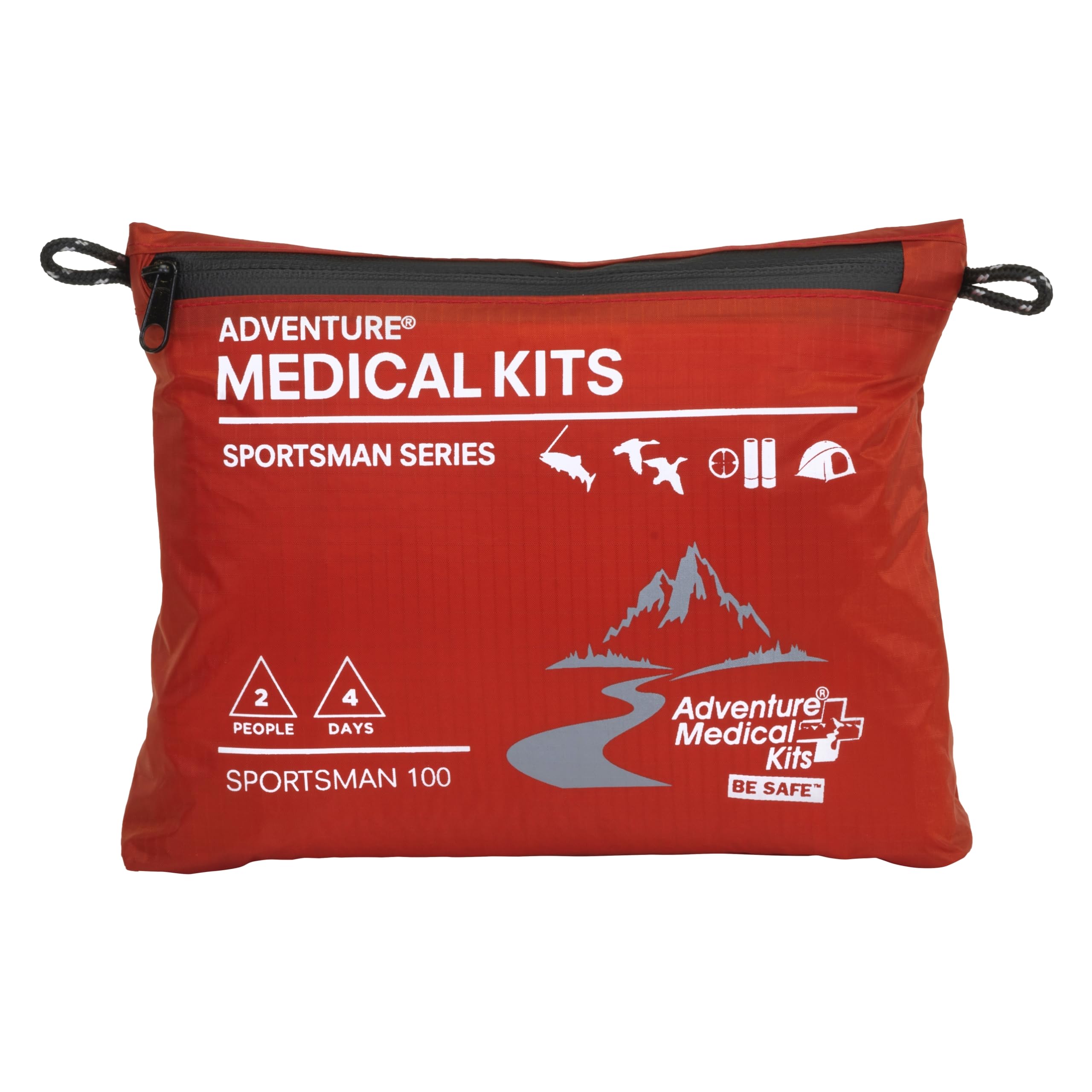 Adventure Medical Kits Sportsman Series Medical Kit - 100 - First Aid Kit For Camping, Hiking, Hunting & More - For 2 People For