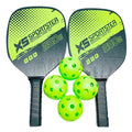 Kandpand 2Xprofessional Pickleball Set 2Player Carbon Fiber Paddle Racquets 4 Ball | Sporting Goods | Tennis & Racquet Sports |