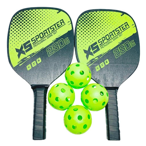 Aasmudrat 2Xprofessional Pickleball Set 2Player Carbon Fiber Paddle Racquets 4 Ball | Sporting Goods | Tennis & Racquet Sports