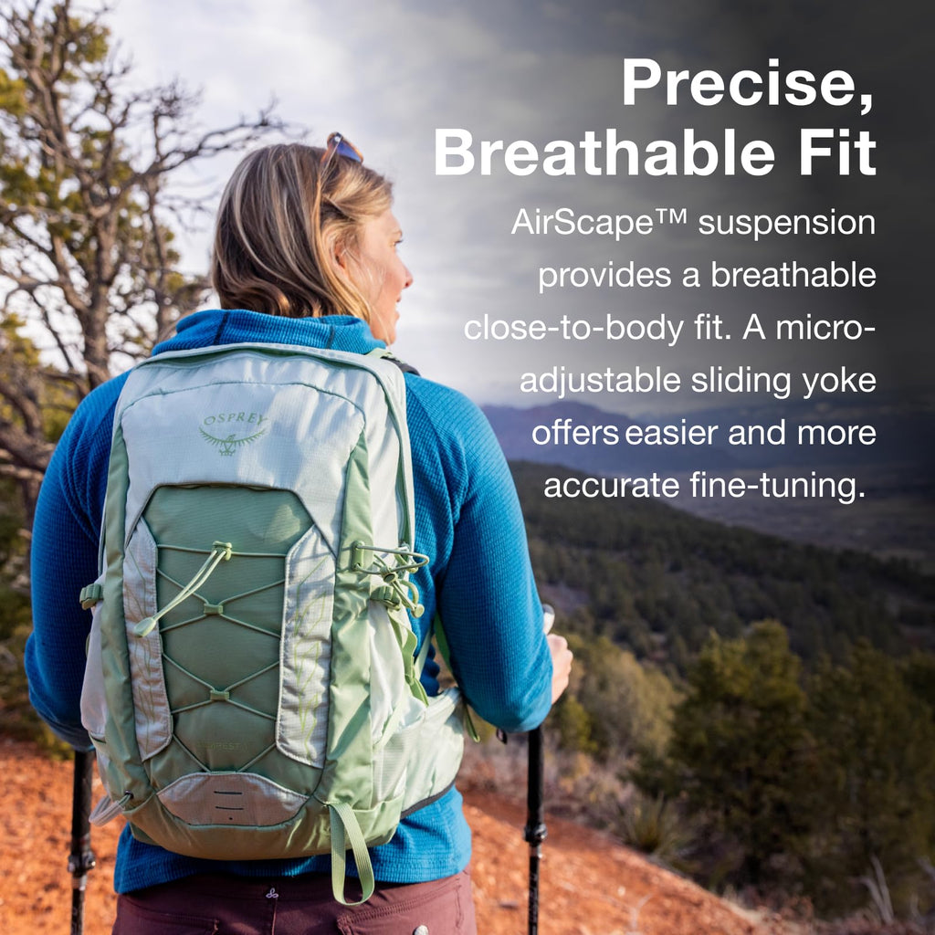 Osprey Tempest 11L Womens Lightweight Hiking Backpack - Small Daypack for Travel & Camping, Deep Fig/Hotspot Pink
