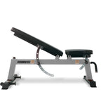 Cap Barbell Deluxe Utility Weight Bench, Silver