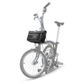 Rhinowalk Urban Cycling Front Bag for Brompton, 4L Roll-Top Bike Front Bag with Quick-Release Mount, Convertible Shoulder Bag, B