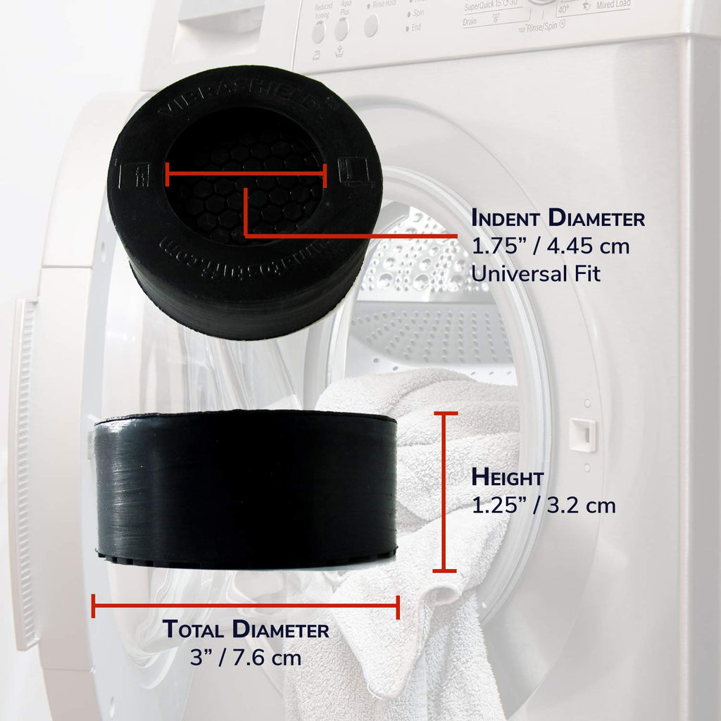 Anti Vibration Pads For Washing Machine Whexagrip - Stops Washer Dryer Noise Moving Shaking Walking Skidding - Appliance Anti Vi